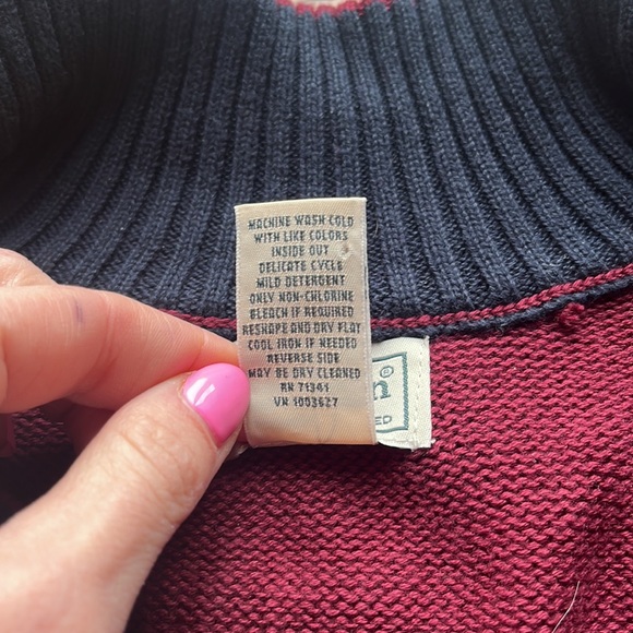 L.L. Bean Men's Double L® Cotton Sweater, Quarter-Zip, size XL - Picture 7 of 10